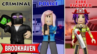 I roleplayed jobs in Brookhaven with Janet and Kate  Roblox [upl. by Treblih771]