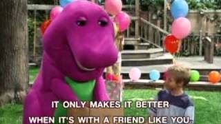 Barney  Being Together With Friends Song [upl. by Eural]