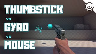 THUMBSTICK vs GYRO vs MOUSE in Aim Lab [upl. by Brittan]