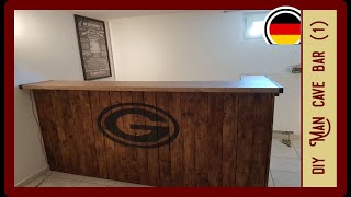 Bar selbst bauen  Man Cave Teil 1  DIY Bar [upl. by Soph]