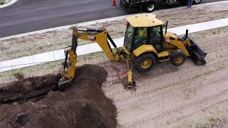 Cat® 420 XE Backhoe Loader Overview North America [upl. by Elatsyrc]