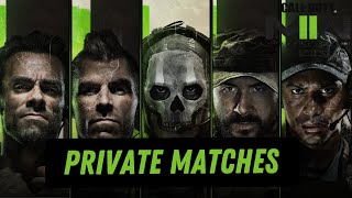 How To Do Private Matches Modern Warfare 2 [upl. by Carilla]