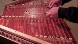 quotO Holy Nightquot on Solo Hammered Dulcimer [upl. by Jeramey]