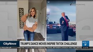 Trumps dance moves inspire TikTok challenge [upl. by Venita872]