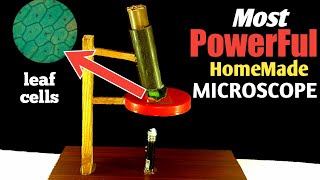 How To Make A Powerful DIY Microscope Thats Easy To Use [upl. by Aivilo860]