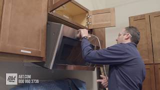 How To Install An Over the Range Microwave [upl. by Ahsinuq452]