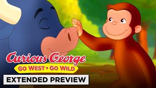 Curious George Go West Go Wild  George Goes to the Farm [upl. by Husch]