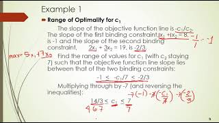 Sensitivity Analysis in LP Programming [upl. by Avehstab]