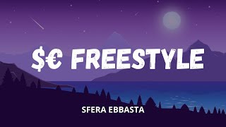 Sfera Ebbasta  € Freestyle TestoLyrics [upl. by Lali277]