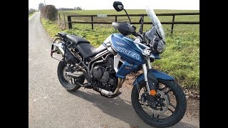 ★ 2019 TRIUMPH TIGER 800 XRT REVIEW ★ [upl. by Nalehp324]