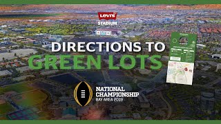 Levis Stadium Parking  Directions to Green Lots [upl. by Rutger796]