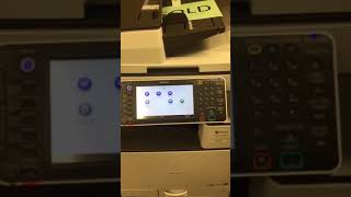 Finding the IP Address on your Ricoh [upl. by Lraed]