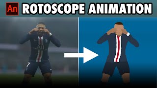 How to make Animated GOAL CELEBRATIONS  Adobe Animate Rotoscoping Tutorial  Elliano [upl. by Orelu]