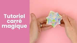 Tutoriel Carré magique origami papier [upl. by Korb953]