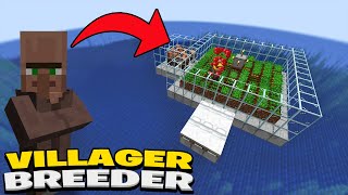 Minecraft 121 Villager Breeder Tutorial [upl. by Gnahk]