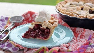 Homemade Cherry Pie Recipe 🥧 [upl. by Anirtik398]