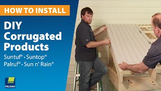 How to SUNTUF® Installation DIY [upl. by Rainie]