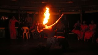 AMAZING SAMOAN FIRE DANCE  Traditional Polynesian Fire Dancing [upl. by Anividul]