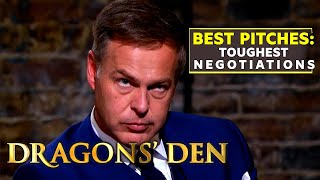 Best Pitches 4 of the Toughest Negotiations  Dragons Den [upl. by Nikral]