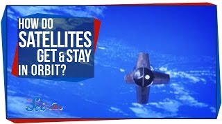 How Do Satellites Get amp Stay in Orbit [upl. by Leonelle]