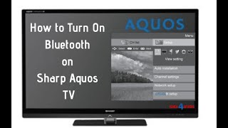 How to turn on Bluetooth on Sharp Aquos TV [upl. by Ingunna]