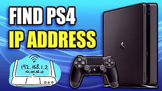 How to find your PS4 IP ADDRESS Easy Method [upl. by Stedt]