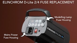 Elinchrom D Lite 24 Fuse Replacement [upl. by Nalepka603]