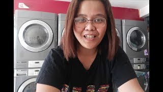 HOW TO DO LAUNDRY at a LAUNDROMAT  Wash Dry and Fold [upl. by Argyle127]