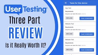 UserTesting Review How Hard is It to Get Jobs [upl. by Arundel676]