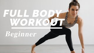 Full Body Workout für Beginner  No Equipment  mit Warm Up amp Cool Down  DAY 1 [upl. by Laoj]