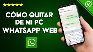 Cómo Bloquear o Quitar WhatsApp Web de mi PC paso a paso [upl. by Asilla]