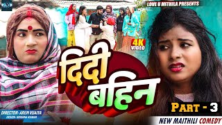 दिदी बहिन  PART 3  MAITHILI COMEDY 2025  LOVE U MITHILA [upl. by Deeanne]