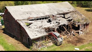 Removing part of a barn [upl. by Keynes104]