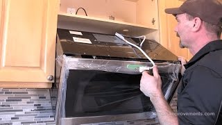 How To Install A Microwave OverTheRange Style [upl. by Woolson]