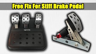 Fix Stiff Logitech G920G29 Brake Pedal  Mod G920G29 Pedals [upl. by Asaph]