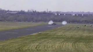 SR71 landing at AF Museum Dayton OH2wmv [upl. by Anerrol401]