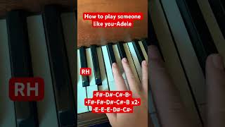 Someone like youAdele piano [upl. by Giffy452]