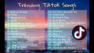 Tiktok Hits  Trending Tiktok Songs  WBM Lyrics [upl. by Phillipe]