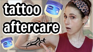 Tattoo aftercare tips from a dermatologist Dr Dray [upl. by Cramer31]