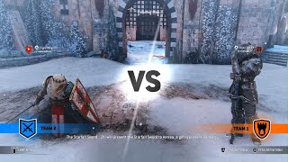 For Honor Duels Black Prior vs Warmonger [upl. by Alyahs739]