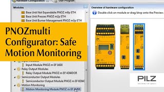 PNOZmulti Configurator  Safe Motion Monitoring  Pilz [upl. by Naujled]