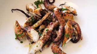 Greek BBQ Octopus  Barbecue Octopus Recipe cooked on the barbecue with a little Greek touch [upl. by Eal912]