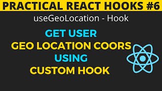 How to get user Geo location using useGeoLocation hook in ReactJS [upl. by Egide]