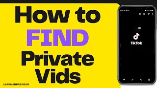 How to FIND Your PRIVATE Videos on Tiktok  And Adjust Who Can SEE Them [upl. by Skelly819]