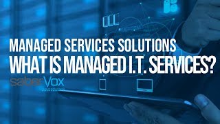 Managed Services Solutions  What is Managed IT Services [upl. by Jeuz]