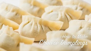 How to Make Chinese Dumplings recipe 饺子 [upl. by Christis]