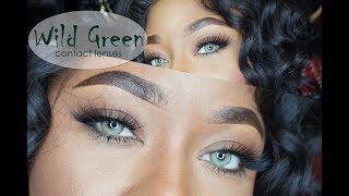 Black Girl With Green Eyes  Desio Lenses Attitude Collection For Dark Eyes [upl. by Harret732]