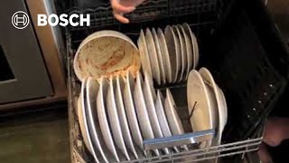 How To Load A Dishwasher Bosch Dishwasher Tip 1 [upl. by Yumuk]