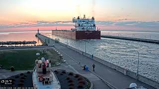 Sunrise Timelapse at Canal Park in Duluth 04222021 [upl. by Alyakem]