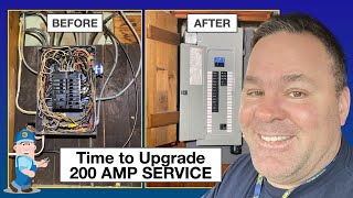 FULL 200 AMP SERVICE UPGRADE  CLARK NJ [upl. by Anialed]